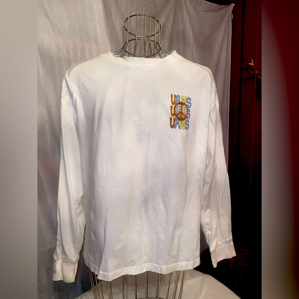 Vans 100% Cotton Long Sleeve Shirt, Medium - Picture 2 of 5